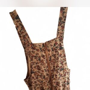 SHEIN Floral Brown Mini Dress